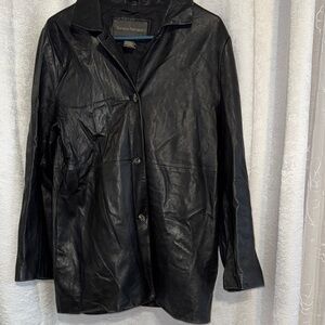 Banana Republic Black Leather Jacket